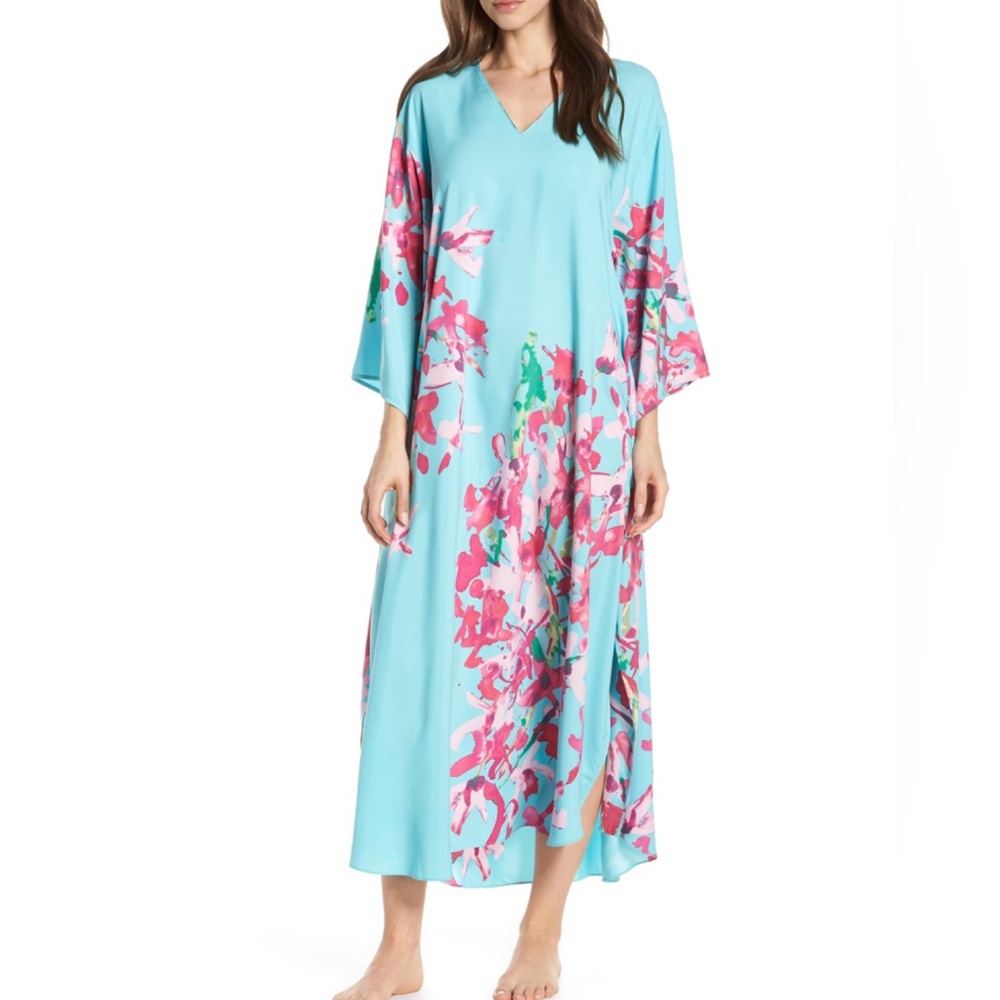 Natori Floral Caftan